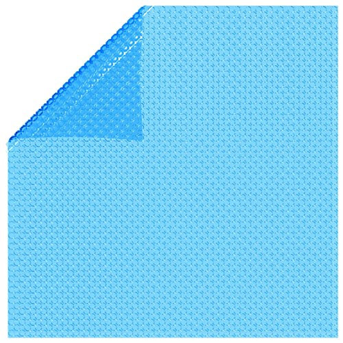 Kavolet Pool-Solarplane Poolabdeckung PE Treibende Pool-Solarfolie Pool Folie Solarmatten für Pools Poolheizung 1200 x 600 cm Blau