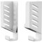 Buaak Universal Router Shelf, White Wall Mount for Routers/TV Box/Laptop/Network Switches/Modems, Dock Wall Mount Bracket Compatible with TP-Link, Mi Box, Apple TV, Sky Q