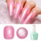 Firedeep Pearl Shell Nude Pink gel vernis à ongles, 16ml sirène rose Rainbow gel vernis à ongles Aurora Shimmer peinture trempée U V gel vernis à ongles salon de manucure bricolage à la maison 1 pièce