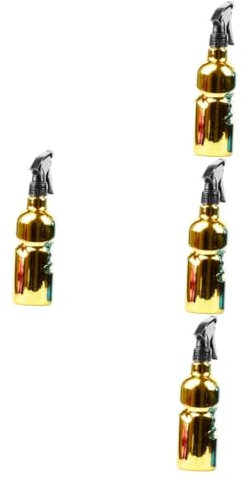 Healeved 4piezas Botella De Spray Para Peluquería Atomizador De Agua Retro Para Salones Pulverizador De Nebulización Para Estilistas Para Hidratación y Del Cabello