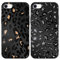Coalbooliy 2 Stück HandyHülle für Apple iPhone 7/8/iPhone SE 2022/2020 Hülle 4,7”, Mädchen Aesthetic Leoparde Muster Ultra Dünn Schwarz Silikon Case, Slim Weich TPU Stoßfeste Schutzhülle Cover, 06