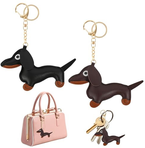 2 Stück Schlüsselanhänger Dackel,Dackel Schlüsselanhänger,Dackel Geschenk Schlüsselanhänger,Dackel Geschenke,Dackel Anhänger,Dackel Deko für Lieblingsmensch Frauen Männer Kinder Geburtstag Weihnachten