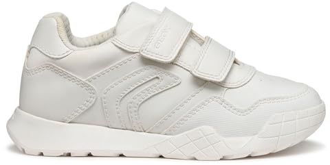 Geox Junior J Rann-E Boy Sneakers, White, 30 EU