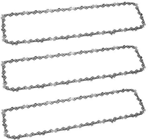 16 Chainsaw Chain Replacement for Greenworks 20232,SB410,CS60L252,CS60L02,CS80L01,CS80L211, CS80L2512,2904402 Chain Saw Blade 56 Drive Links 0.050 Gauge 3/8 LP Pitch (3 Pack)
