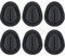 6Pcs Car Cup Holder Insert Self-adhesive Cup Holder Size Reducer to Reduce Noise Black Silicone Limiter for Automotive RV Truck