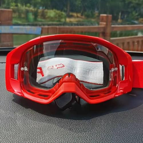 XUEZHEN Motocross Brille，Cross Brille Motocross-Brille, Brille, Motocross-Brille, Winddicht, Fahrrad-Sonnenbrille, Skimaske, Motorradmaske, Dirtbike-Brille(F7Single)