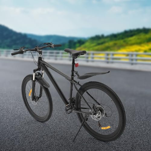 Gqouur 26 Zoll Mountainbike 21-Gang Schaltung Vorderradaufhängung bis 100kg, Scheibenbremse Fahrrad für Jungen Mädchen Erwachsene