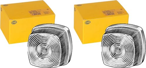 Hella 2PF 003 057-001 Positionsleuchte - Begrenzungsleuchte - Anhänger - Wohnwagen - Halogen - 12V - Anbau/Schraubanschluss - ECE - Lichtscheibenfarbe: glasklar - rechts/links - Menge: 1