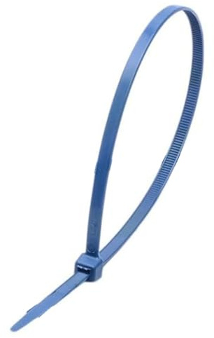 Nxyupv Bridas Detectables de Metal, Bridas Azules (Paquete de 100 Unidades), 300 X 4,8 mm