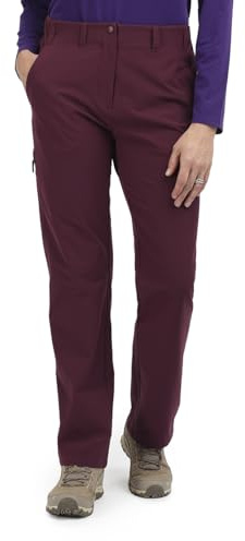 Rohan Women's Roamers Stretchy Walking Trousers Hiking Trekking Ladies Trousers Breathable & UPF 40+ Sun UV Protection - Cayenne Purple, 8 Regular