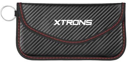 XTRONS Faraday FOB-Schutztaschen mit stabilem Haken für Autoschlüssel/Handy