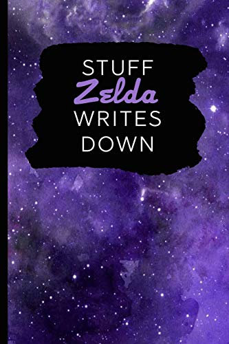 Stuff Zelda Writes Down: Personalized Journal / Notebook (6 x 9 inch) with 110 wide ruled pages inside [Purple Cosmos]