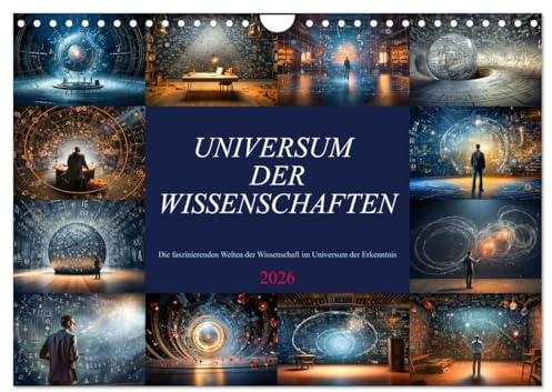 Universum der Wissenschaften (Wandkalender 2026 DIN A4 quer), CALVENDO Monatskalender: Sie haben ihn gefunden, den einzigartigen Wandschmuck für ihr zu Hause oder ihr Büro. (CALVENDO Technologie)
