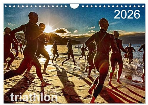 TRIATHLON 2026 (Wandkalender 2026 DIN A4 quer), CALVENDO Monatskalender: Triathlon Kalender 2016 (CALVENDO Sport)