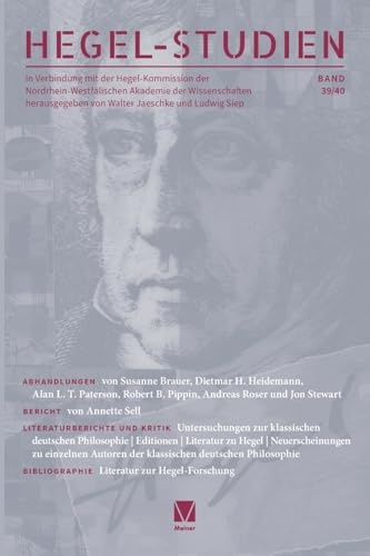 Hegel-Studien Band 39/40