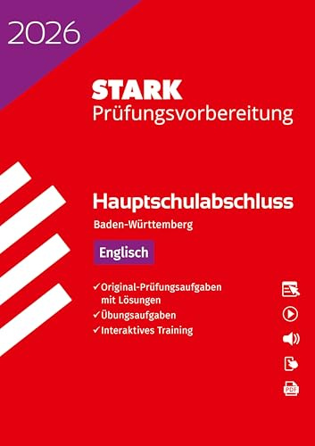 STARK Englisch - Hauptschulabschluss 2026 BW - Prüfungsvorbereitung inkl. Lösungen (Abschlussprüfungen)