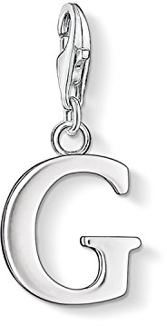 Thomas Sabo Damen Charm-Anhänger G Buchstabe Charm Club 925 Sterling Silber 0181-001-12