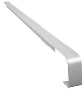 Rolabond Kitchen Worktop Straight Running Joint Matt Silver 40mm x 630mm