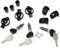 GIVI - Kit di unificazione con Chiavi, 3 Serrature, Security Lock SL103