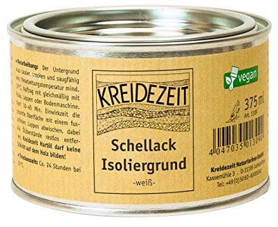 Kreidezeit, Schellack Isoliergrund, weiß, 375ml