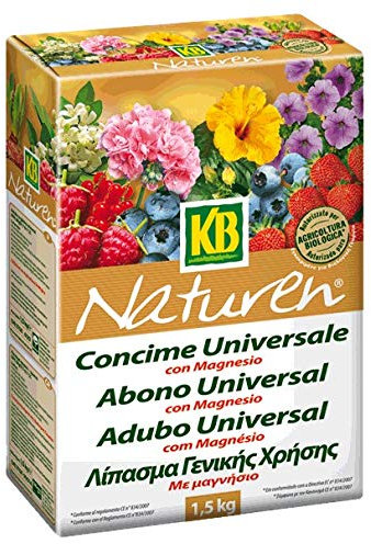 concime granulare 1,5 kg biologico universale kb 6805 per agricoltura bio