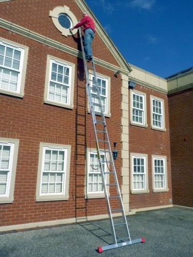 7.09m 2 Section Trade Master Pro Extension Ladder