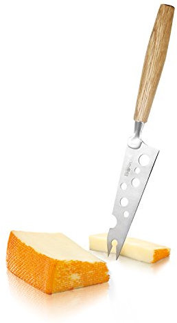 Boska 320206 Käsemesser Cheesy aus Eichenholz/Edelstahl, silber/braun