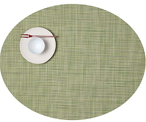 Chilewich Mini Basketweave Tischset, Dill, Ø 38 cm