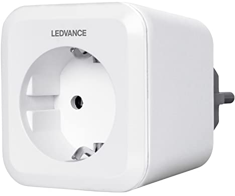 LEDVANCE Presa commutabile Smart+ Bluetooth, telecomandata, per il controllo dell'illuminazione nella tua casa intelligente, compatibile con Apple HomeKit e app LEDVANCE Smart+ per Android