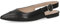 Caprice Damen Slingpumps aus Leder Spitz, Schwarz (Black Nappa), 37.5 EU