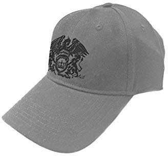 Queen Baseball Cap Schwarz Classic Crest Nue offiziell Grau Strapback One Size