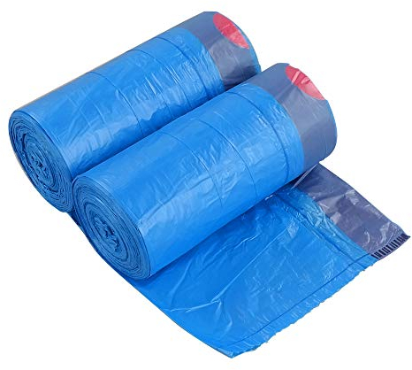 Yarebest 20L Drawstring Bin Liner, Trash Bin Bags for Batheroom, Bedroom, Kitchen, 110 Bags