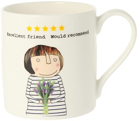 Rosie Made A Thing Excellent Friend Bone China Mug Gift Idea Her QRH53 QRH53