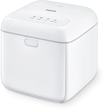 Philips UV-C Disinfection Box [10W - White] for Simple at Home Disinfection of Personal Objects. Phone, Keys, Children Toys, Baby Bottles.