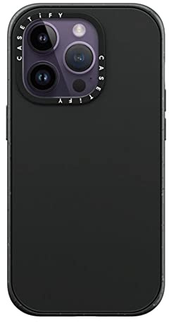 CASETiFY Impact iPhone 14 Pro Case [4X Military Grade Drop Tested / 8.2ft Drop Protection/Compatible with Magsafe] - Matte Black