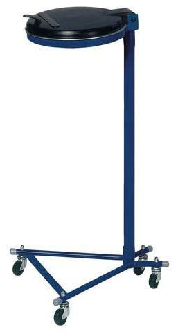 Horison Industries 110L Metal Bag Holder, Bin Bag Holder, Waste Bag Holder, Bag Holder, Metal Mobile Sack Holders, Wheelie Bins, Garbage Waste Bag Holder - Pedal Bin, Freestanding Mobile Sack Holder