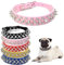 Collier à pointes cloutées pour chien en cuir à rivets réglables pour chiens de petite, moyenne et grande taille, rose, taille XS