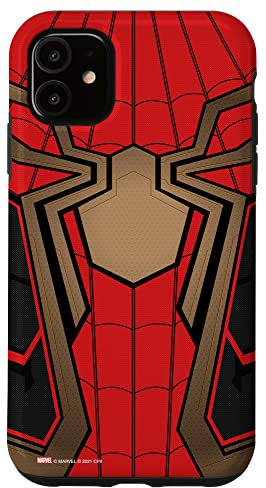 iPhone 11 Marvel Spider-Man No Way Home Spider Suit Red Case