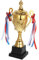 Yardwe 2 STK Spiel Trophäe Kinderspielzeug Trophäe für Kinder Kidcraft-Spielset goldene Pokale Spieltrophäe Big Mug Sport Trophäe tolle Trophäe Basketball-Trophäe Metall große Trophäe