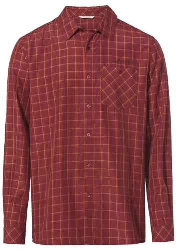 VAUDE Men's Albsteig LS Shirt III, Langarm-Hemd, Carmine/Mars red, M