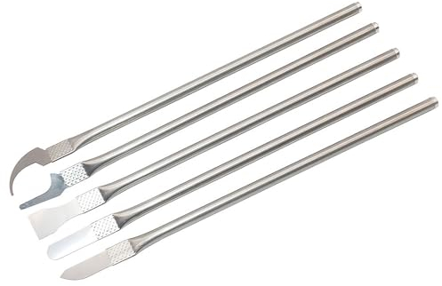 5-teiliges BGA Chip Reparaturset mit Griff kompatibel mit iPhone iPad Motherboard CPU-Entferner Kleber Reinigung Telefon Reparatur Werkzeuge