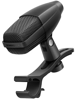 Sennheiser Microfono cardioide dinamico multifunzione professionale MD 421 Kompakt + morsetto per tamburo MZH