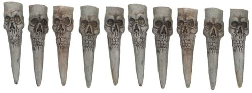 VICASKY 10stücke Teiliges Set Gruselige Halloween-fingerabdeckungen Lange Fake Nails Für Kostümpartys Und Cosplay Schaurige Design Für Unheimliche