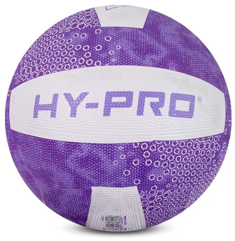 Hy-Pro Nova Netball Size 5 - with Enhanced Grip & Stylish Design | Durable Size 5 Netball Ball for All Ages & Skill Levels, Great Sports Gifts, Outdoor Game Practice Equipment & Beach Day