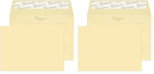 Blake Business C6 114 x 162 mm 120 GSM Peel & Seal Wallet Envelopes (51155) Vellum Wove - Pack of 100