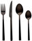 BERGNER BG-45194-MM Besteckset, Edelstahl, SCHWARZ