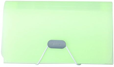 Trieur A6 Porte-Documents Avec Inscriptions - 13 Poches Pour Factures, Reçus, Coupons, Pour Le Voyage Le Bureau, l'école (Vert)