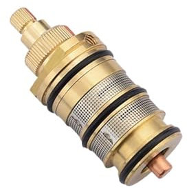 Messing-Keramik-Wasserhahn-Keramikscheibe, 1 stücke Einstellen Wassertemperatur Thermostatmischer Zubehör Messing Thermostatventil Spule Wasserhahn Patrone Bad Wasserhahn Dusche