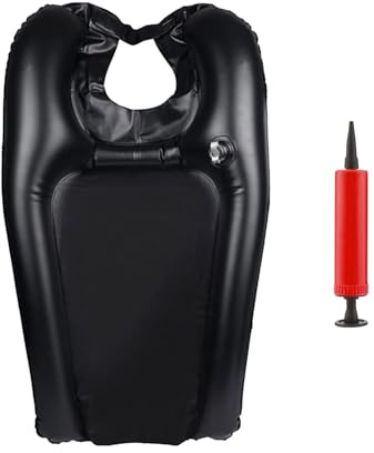Tragbares aufblasbares Shampoo-Waschbecken, leicht zu transportieren, Haarwaschschale für einfaches Waschen der Haare in Betten oder Stuhl, für ältere Menschen und Behinderte