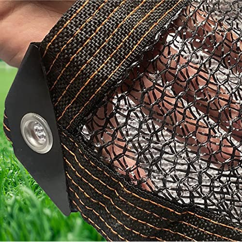 Red de protección solar resistente a los rayos UV para invernadero, jardín, cobertizo de estacionamiento y perrera, tasa de sombra del 90%, 5 x 10 m, cubierta de malla duradera para protección al aire
